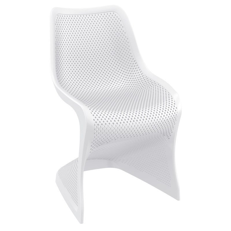 Compamia Bloom Patio Dining Chair in White