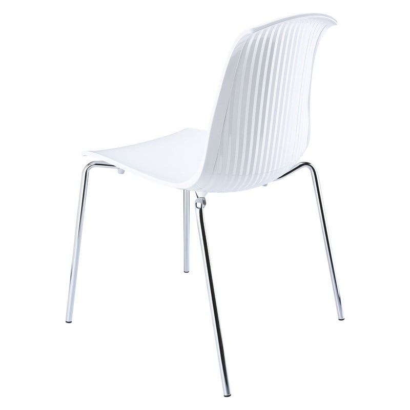 Compamia Allegra Dining Chair in Glossy White