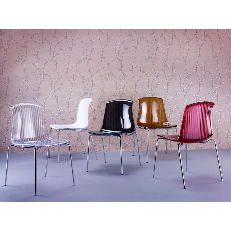 Compamia Allegra Dining Chair in Glossy White