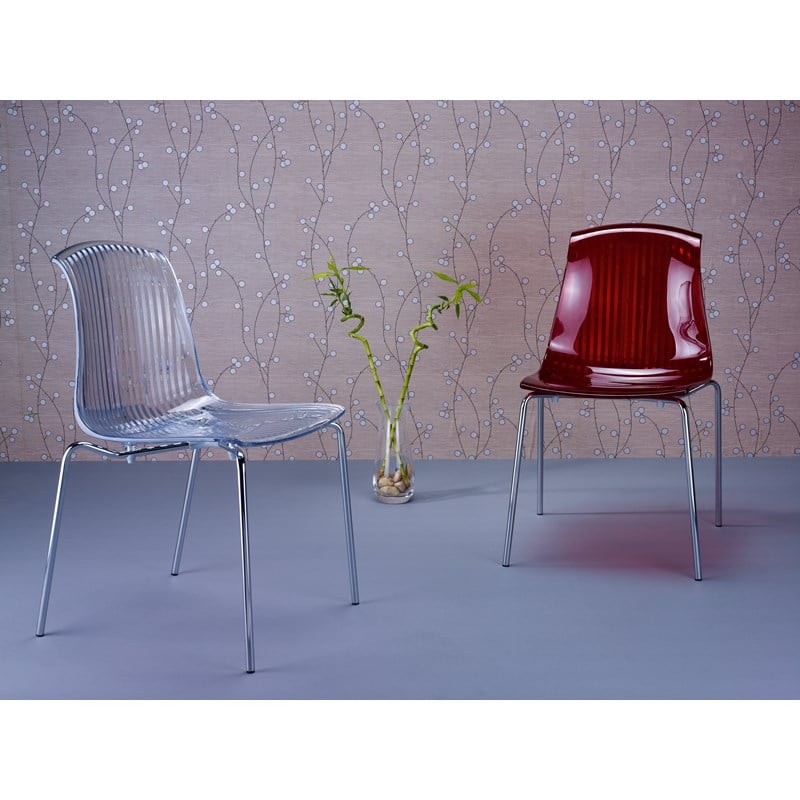 Compamia Allegra Dining Chair in Glossy White