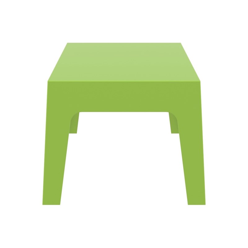 Compamia Box Resin Patio Coffee Table in Tropical Green