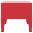 Compamia Box Resin Patio Coffee Table in Tropical Green