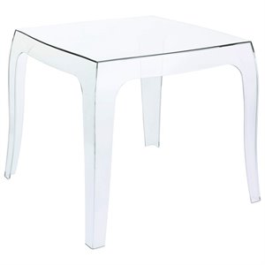compamia queen polycarbonate side table