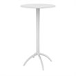 Compamia Octopus Round Patio Pub Table in White