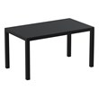 Compamia Artemis 7 Piece Resin Patio Dining Set in Black