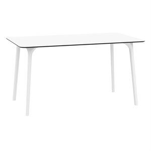 compamia maya 55 inch rectangle patio dining table