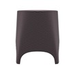 Compamia Aruba Resin Wickerlook Patio Chair in Brown