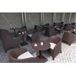 Compamia Aruba Resin Wickerlook Patio Chair in Brown