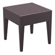 Compamia California 3 Piece Wickerlook Patio Conversation Set in Brown