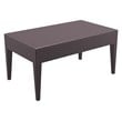 Compamia California 7 Piece Wickerlook Patio Conversation Set in Brown