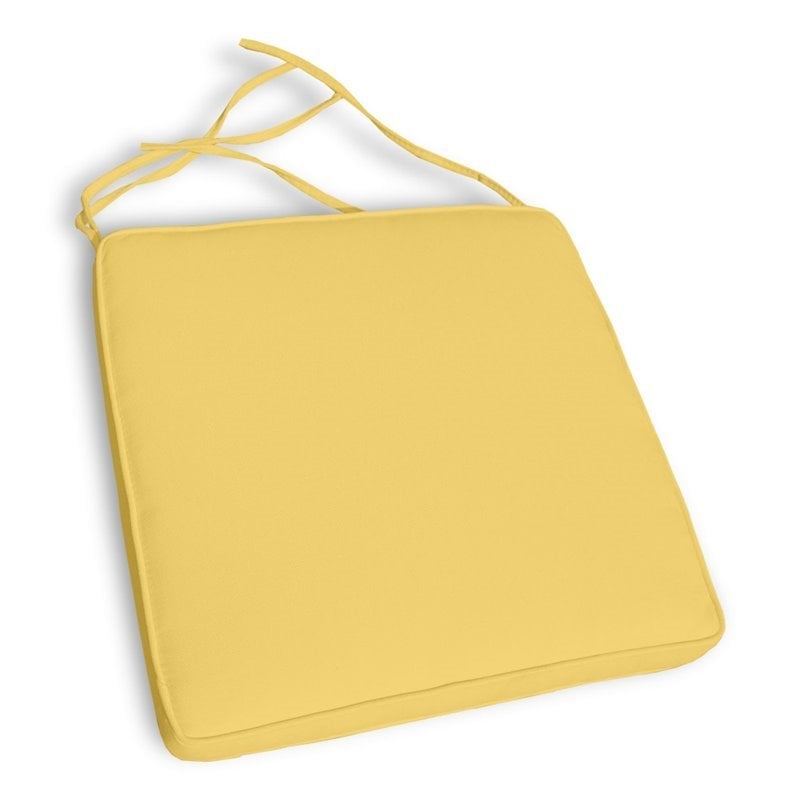 Compamia California Patio Chair Cushion Set in Buttercup (Set of 4)