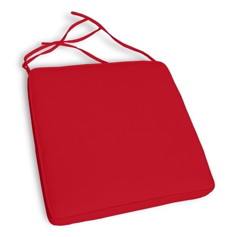 Compamia California Patio Chair Cushion Set in Logo Red (Set of 4)