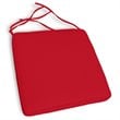 Compamia California Square Dining Cushion in Logo Red (Set of 4)