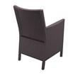 Compamia California Resin Wickerlook Patio Chair in Brown