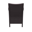 Compamia California Resin Wickerlook Patio Chair in Brown