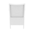 Compamia California Resin Wickerlook Patio Chair in White