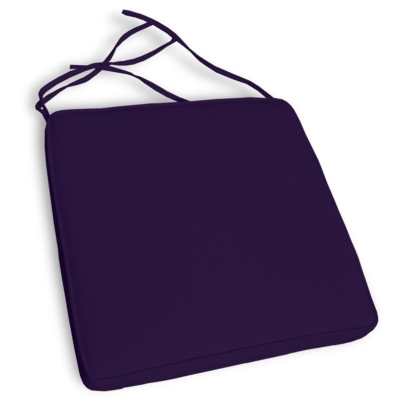 Compamia Ibiza Wickerlook Chair Cushion in Navy Blue