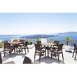 Compamia Florida Resin Wickerlook Patio Dining Chair in Brown