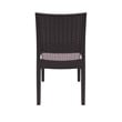 Compamia Florida Resin Wickerlook Patio Dining Chair in Brown