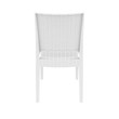 Compamia Florida Resin Wickerlook Patio Dining Chair in White