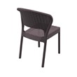 Compamia Daytona Resin Wickerlook Patio Dining Chair in Brown