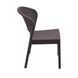 Compamia Daytona Resin Wickerlook Patio Dining Chair in Brown