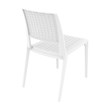 Compamia Verona Resin Wickerlook Patio Dining Chair in White