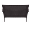 Compamia Miami Resin Patio Loveseat in Brown