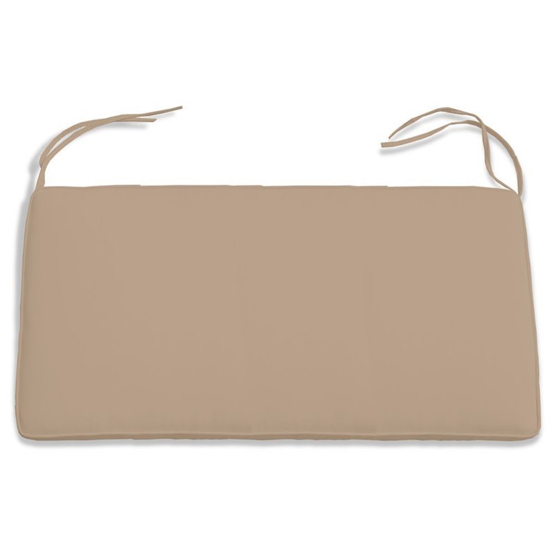 Compamia Miami Resin Loveseat Cushion in Antique Beige