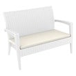 Compamia Miami Resin Patio Loveseat in White