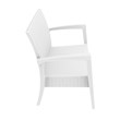 Compamia Miami Resin Patio Loveseat in White