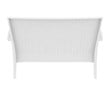 Compamia Miami Resin Patio Loveseat in White