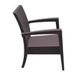 Compamia Miami Resin Club Chair in Brown