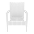Compamia Miami Resin Club Chair in White