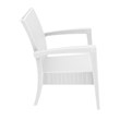 Compamia Miami Resin Club Chair in White