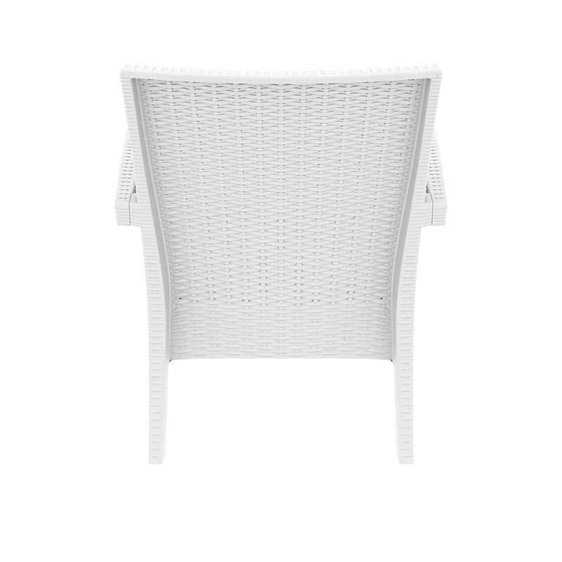 Compamia Miami Resin Club Chair in White