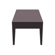 Compamia Miami Resin Patio Coffee Table in Brown