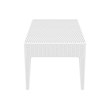 Compamia Miami Resin Patio Coffee Table in White