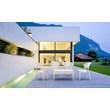 Compamia Miami Resin Patio Coffee Table in White