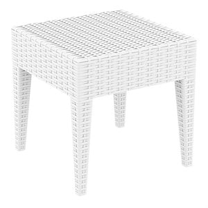 compamia miami square resin side table