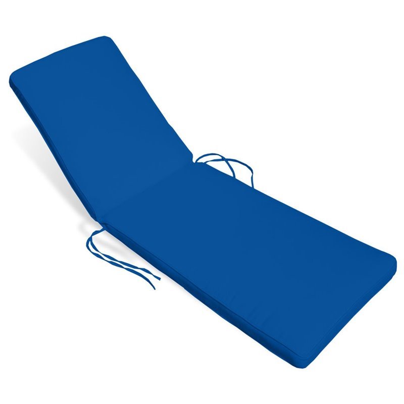Compamia Miami Wickerlook Lounge Cushion in Pacific Blue