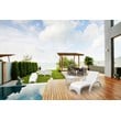 Compamia Miami Resin Wickerlook Patio Chaise Lounge in White