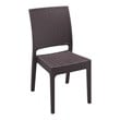 Compamia Orlando 7 Piece Wickerlook Patio Dining Set in Brown