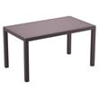 Compamia Orlando 7 Piece Wickerlook Patio Dining Set in Brown