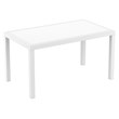 Compamia Orlando 7 Piece Wickerlook Patio Dining Set in White
