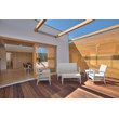 Compamia Miami 6 Piece Resin Patio Conversation Set in White