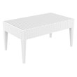 Compamia Miami 6 Piece Resin Patio Conversation Set in White