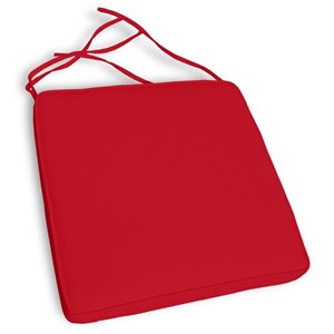 Compamia Miami Wickerlook Dining Chair Cushion in Logo Red (Set of 4)