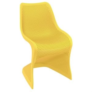 compamia siesta bloom dining chair in yellow