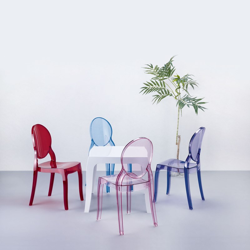 Compamia Siesta Baby Elizabeth Chair in Transparent Blue